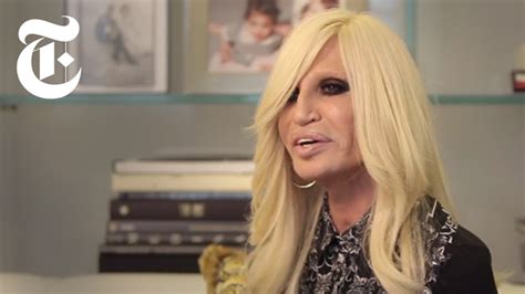 versace interview questions|donatella versace voice.